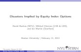 Disasters Implied by Equity Index dbackus/Disasters/ms/BCM_disasters_ آ  Disasters Implied