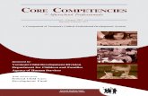 CORE COMPETENCIES ... The Core Competencies for Afterschool Professionals Background The Core Competencies