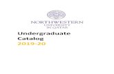 Undergraduate Catalog 2019 20 - Northwestern University The J.L. Kellogg School of Management (1908)