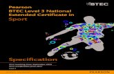 BTEC 2016 Specification - Chellaston Edexcel, BTEC and LCCI qualifications Edexcel, BTEC and LCCI qualifications