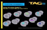Custom Dumbbell - Tag Fitness CUSTOM DUMBBELL 55 20 uns 25 20 TAG TAG TAG Title Custom