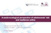 A socio-ecological perspective of adolescentsâ€™ A socio-ecological perspective of adolescentsâ€™ risk