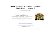 Jukebox Titles Index Spring - ... Jukebox Titles Index Spring - 2016 Valid from 23rd April Steve@jukebox-hire.co.uk