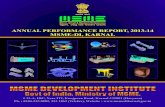 MSME DEVELOPMENT MSME DEVELOPMENT INSTITUTE Govt of India, Ministry of MSME, Battery # 11-A, IDC, Near