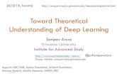 Toward Theoretical Understanding of Deep Learning Toward Theoretical Understanding of Deep Learning