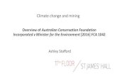 Overview of Australian Conservation Foundation Incorporated v 2020-05-02آ  Australian Conservation Foundation
