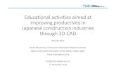 activities aimed at improving productivity in Educational activities aimed at improving productivity