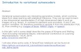Introduction to variational autoencoders Introduction to variational autoencoders Abstract Variational