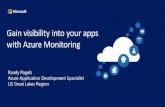 Gain visibility into your apps with Azure Monitoring 2019-08-10آ  Gain visibility into your apps with