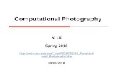 Computational Photography - Computer Action lusi/CS510/slides/ آ  n Computational Photography