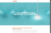 102 MARKETING QUOTES TO INSPIRE - s3. MARKETING QUOTES TO INSPIRE Which marketing visionaries made the
