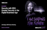 SAI1303BU Security with NSX. Greater Security in ... Alex Berger, NSX Product Marketing SAI1303BU #VMworld