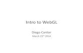 Introduction to WebGL - 2014-03-25آ  Vertex Shader Fragment Shader Uniforms Framebuffer Varyings Attribute