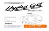 D10 Hydra-Cell Pump Parts Manual - WANNER ENGINEERING, INC. 1204 Chestnut Avenue, Minneapolis, MN 55403