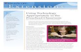 IN Using Technology THIS ISSUE Appropriately in the ... Using Technology Appropriately in the Preschool