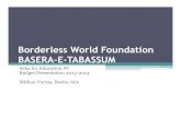 Borderless World Foundation BASERA-E-TABASSUM ... Borderless World Foundation BASERA-E-TABASSUM Asha