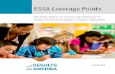 ESSA Leverage Points - Education ESSA 50 State Report_final.pdf¢  approaches to those ESSA leverage