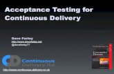 Acceptance Testing for Continuous Delivery - ... Acceptance Testing for Continuous Delivery The Role