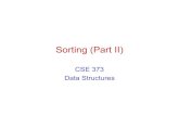 Sorting (Part II) - Sorting (prt II) 7 Decision Trees and Sorting â€¢ Every comparison-based sorting