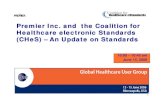 Premier Inc. and the Coalition for Healthcare electronic ... Customer/Supplier Identification (GLN)