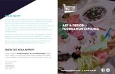 ART & DESIGN â€“ FOUNDATION DIPLOMA - Scarborough TEC ... ART & DESIGN â€“ FOUNDATION DIPLOMA Entry