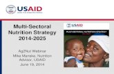 Multi-Sectoral Nutrition Strategy 2014-2025 ... 2014/06/19 آ  Multi-Sectoral Nutrition Strategy 2014-2025