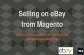 Selling on eBay from Magento - eCommerce DE Special...آ  Selling on eBay from Magento Stephan Kalverkamp