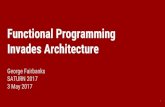 Functional Programming Invades Architecture Programming in the Large Yesterday: Functional Programming