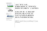 OLIVE CROP INSURANCE STANDARDS HANDBOOK Key features of the APH Olive Crop Insurance Program: Olives