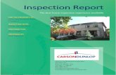 Inspection Report - Carson Dunlop identify asbestos roofing, siding, wall, ceiling or floor finishes,