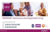 WEBINAR: Homecare and Supported Living WEBINAR: Homecare and Supported Living In partnership with. Setting