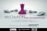 Women WOmen 2 Women Women in Leadership aBOUT Us The Center for Women in Business (CWB), a project of