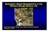 Ecosystem-Based Management in the Elkhorn Slough Estuary, Estuarine Restoration as EBM Predicting Tidal
