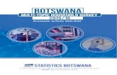 BOTSWANA - BA ISAGO Botswana Multi-Topic Household Survey 2015/16 STATISTICS BOTSWANA 9 Economic Activity