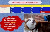 Demonstrative Pronouns ... Demonstrative Pronouns Demonstrativepronouns: sameform as definite articles.