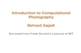 Introduction to Computational Photography Behzad majumder/PHOTO/ Introduction to Computational Photography