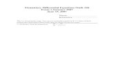 Elementary Differential Equations-MATH 340 archive/exam-archive/...آ  Elementary Differential Equations-MATH