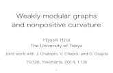 Weakly modular graphs and nonpositive curvaturemisojiro.t.u-tokyo.ac.jp/~hirai/papers/TGT26.pdf Weakly