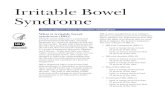 Irritable Bowel Syndrome Irritable Bowel Syndrome National Digestive Diseases Information Clearinghouse