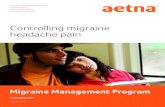 Controlling migraine headache pain Unfortunately, you canâ€™t stop some migraines. When you get a migraine,
