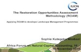 The Restoration Opportunities Assessment Methodology (ROAM) Methodology (ROAM) A framework for assessing