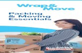 Packing & Moving Essentials آ  Moving Cartons & Bags | 6 Mailing Boxes | 18 PAGE Bubble Wrap | 22 Tape