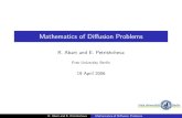 Mathematics of Diï¬€usion Problems R. Abart and E. Petrishcheva Mathematics of Diï¬€usion Problems Diï¬€usion