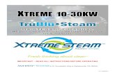 XTREME 10-30K 2 of 38 rev. 06082012 MODELS XTREME â€“ 10KW XTREME â€“ 20KW XTREME â€“ 30KW All steam