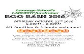 BOO BASH 2016 SATURDAY OCTOBER - All families & friends ... Haunted Maze (not so scary maze from 4pm-5pm),