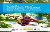 Saving the heritage of Gunung Leuser National Park ... 8 Saving the Heritage of Gunung Leuser National