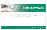 CODE OF BUSINESS CONDUCT & ETHICS - ... CODE OF BUSINESS CONDUCT AND ETHICS STATEMENT OF ETHICS AND