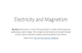 Electricity & Magnetism - Paulding County School District Electricity & Magnetism Standard S5P3b. Determine