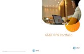 AT&T VPN Portfolio Dial/DSL Cellular Wi-Fi MPLS VPN AT&T Network VPN GW Integrated VPN AT&Tâ€™s VPN