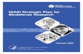 strategic plan feb2002 - fas. Strategic Plan for Biodefense... NIAID STRATEGIC PLAN FOR BIODEFENSE RESEARCH